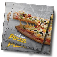 Eazi Pak 8" Full Colour Pizza Boxes-1x90