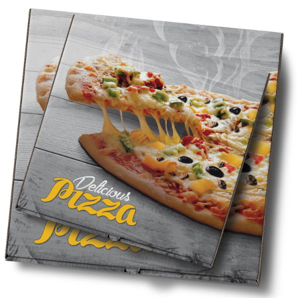 Eazi Pak 8" Full Colour Pizza Boxes-1x90