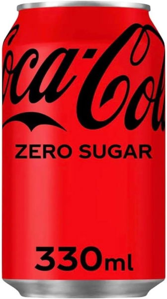 Coca-Cola Zero Sugar Cans -(GB)-24x330ml