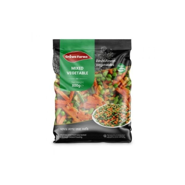 Frozen Crown Farm Mix Vegetable-1x800g