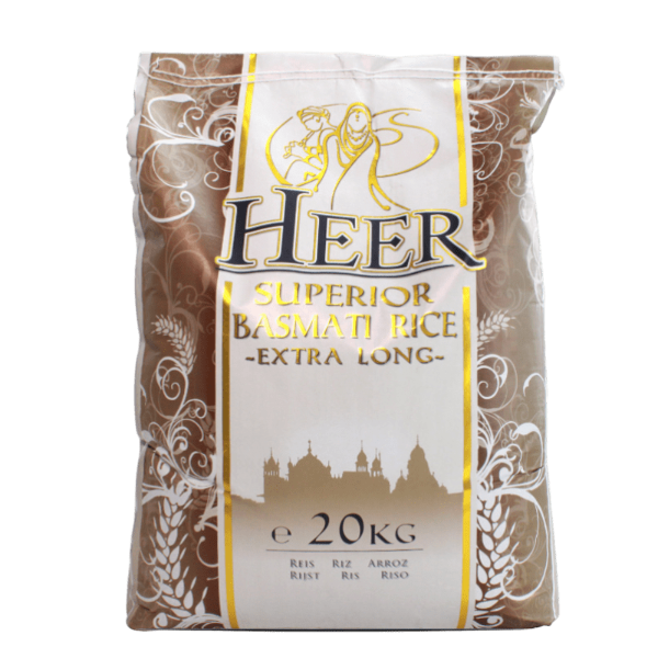 Heer Basmati Rice Extra Long 1x20kg