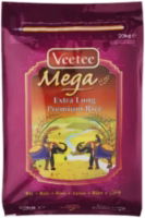 Veetee Mega Extra Long Basmati Rice 1x20kg