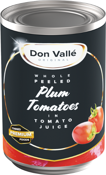 Don Valle Peeled Plum Tomatoes 6x2.5kg